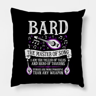 Bard, Dungeons & Dragons - The Master of Song Pillow