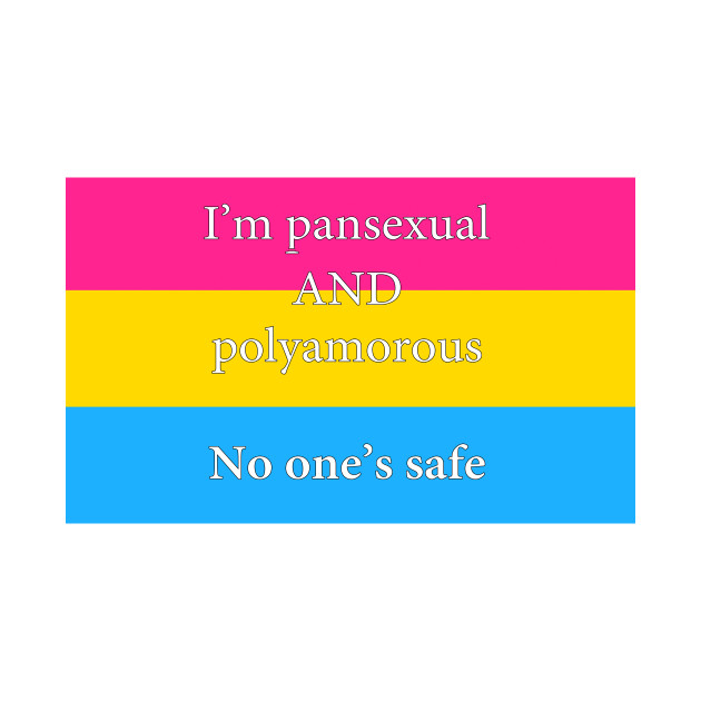 Pansexual and Polyamorous Flag - Pansexual - T-Shirt ...