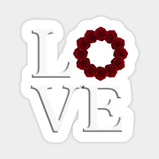 Celebrate Love with Roses Special Edition LOVE Magnet