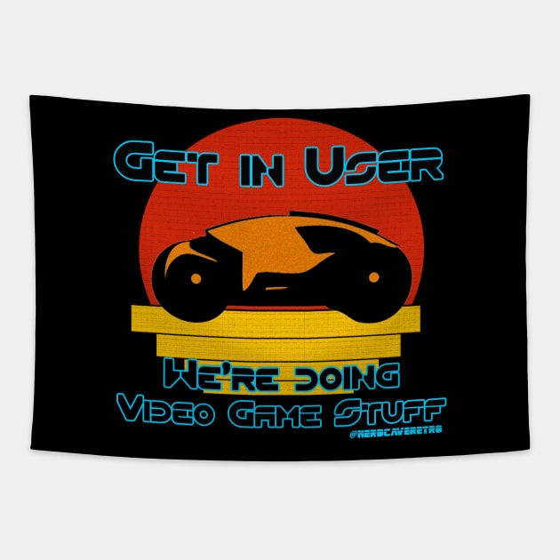 Get in User Tapestry by NerdCaveRetro
