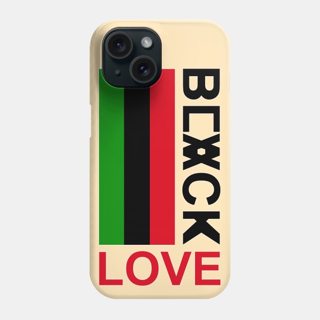 ALKEBULAN - BLACK on BLACK LOVE v2 Phone Case by DodgertonSkillhause