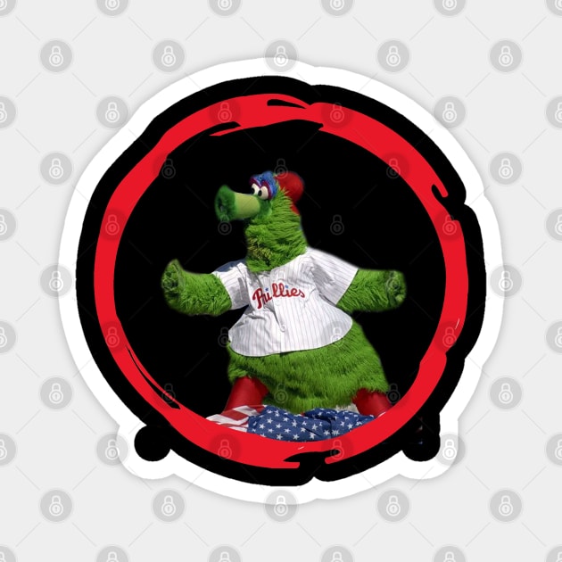 Phillie Phanatic mascot Magnet by Matildae