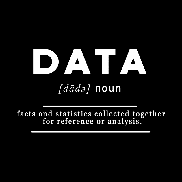 Data Definition Meaning White Edition by Clots