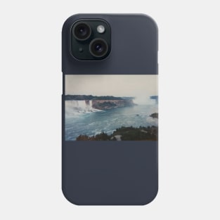 Niagara falls and the Niagara river Phone Case