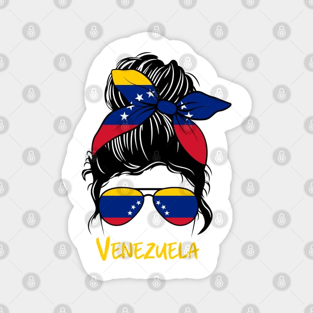 Venezolana Venezuelan Girl Venezuela Venezuelan Girlfriend Magnet by JayD World