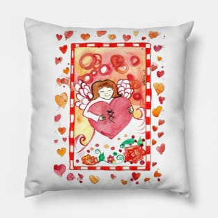 Healed Heart Angel Pillow