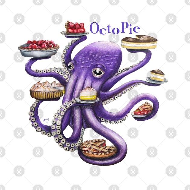 "OctoPie" - OctoKick collection by GardenPartyArt