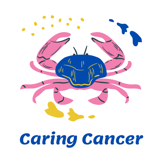 Caring Cancer - Astrology Art by Lynx Hub