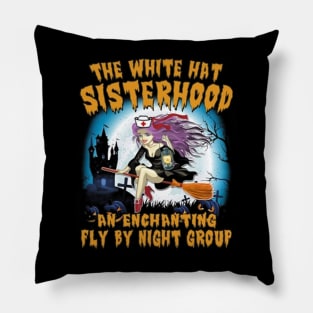 White Hat Sisterhood Pillow