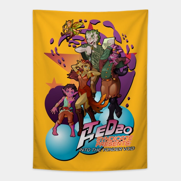 D20's Bizarre Adventure Tapestry by The d20 Syndicate