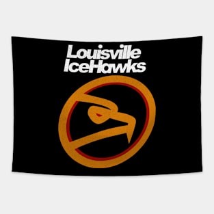 Vintage Louisville IceHawks Hockey Tapestry