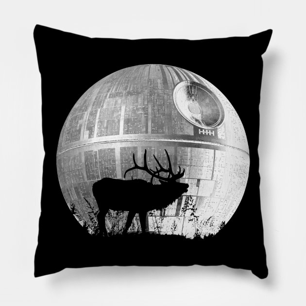 Elk That's No Moon Pillow by chriswig