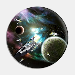 Space Fleet Pin