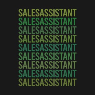 Green Text - Sales Assistant T-Shirt