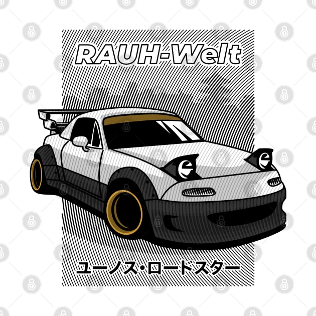 JDM car mazda miata rauh-welt by celengan