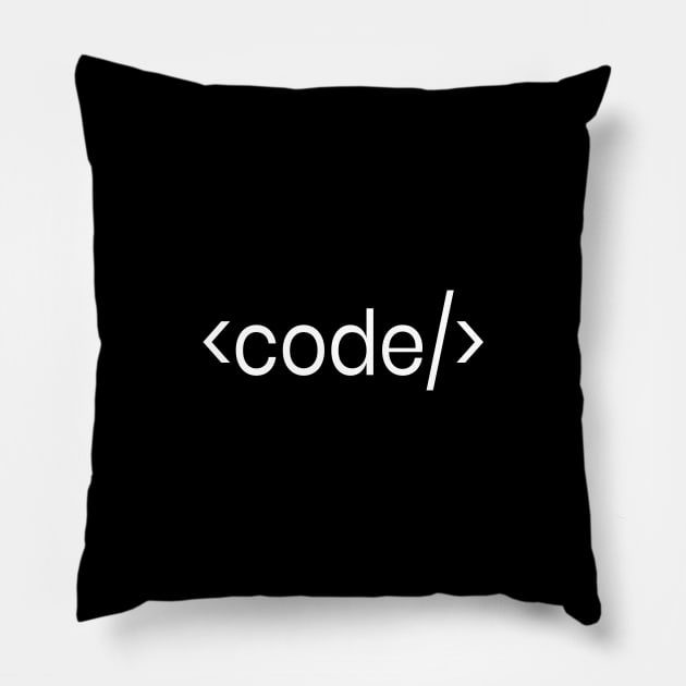 CODE - PROGRAMMING Pillow by Meow Meow Cat