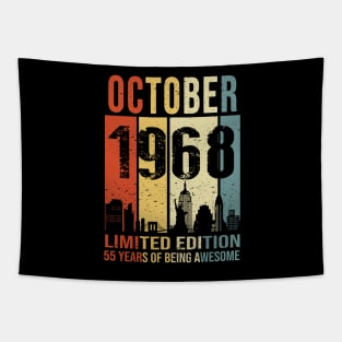Made In 1963 October 60 Years Of Being Awesome Tapestry