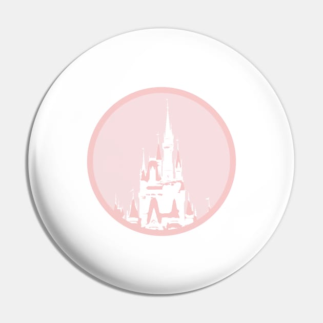 Millennial Pink Magic Castle Pin by FandomTrading