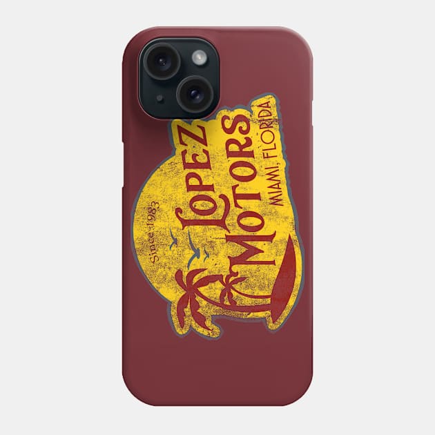 Lopez Motors from SCARFACE Phone Case by MonkeyKing