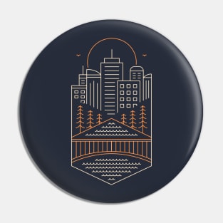 Urban and Nature Pin