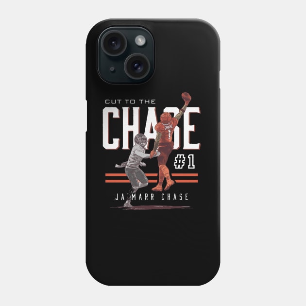 Ja'Marr Chase Cincinnati One-Hand-Catch Phone Case by Chunta_Design