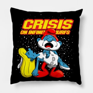 A Little Blue Crisis Pillow