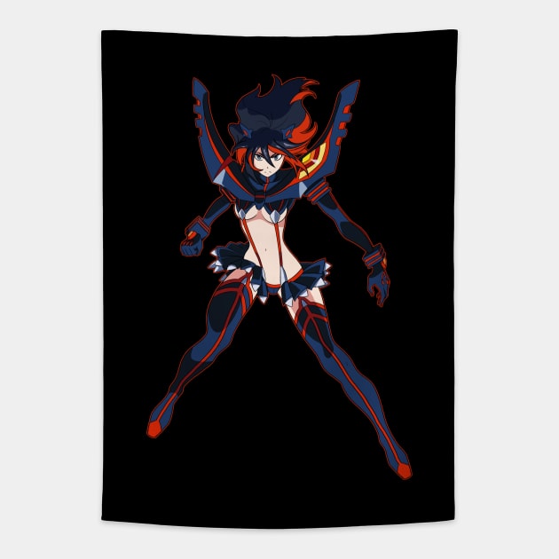 Synchronized Ryuko Tapestry by FireFlea