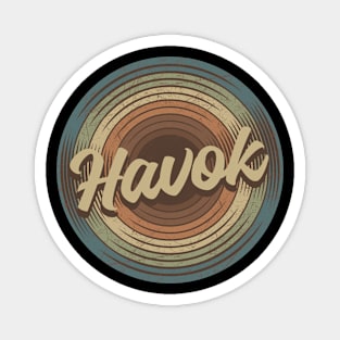 Havok Vintage Vinyl Magnet