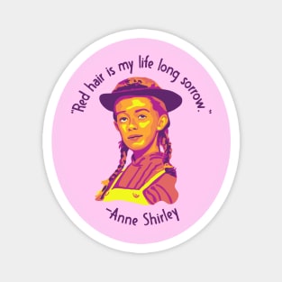 Anne of Green Gables Portrait and Quote Magnet