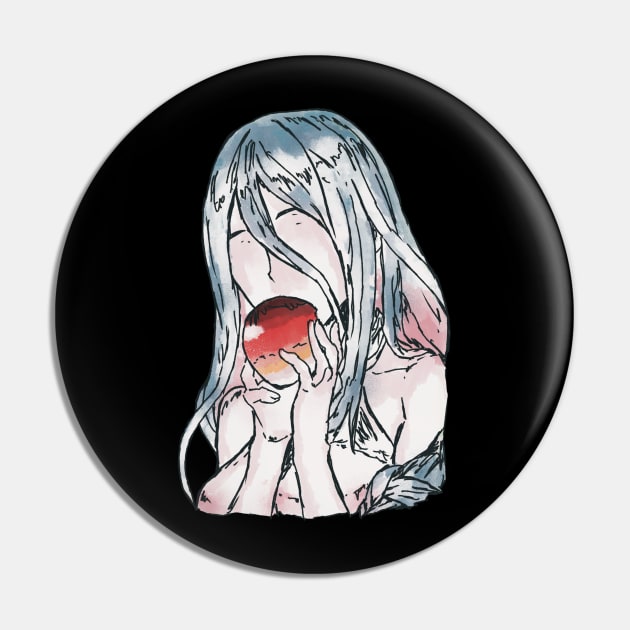 So I'm a Spider, So What? anime characters Kumoko in her human form  Shiraori in a Watercolor art - Anime Girls - Sticker | TeePublic