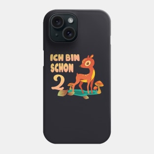 Rehkitz Bambini Kinder 2. Geburtstag Geschenk Phone Case