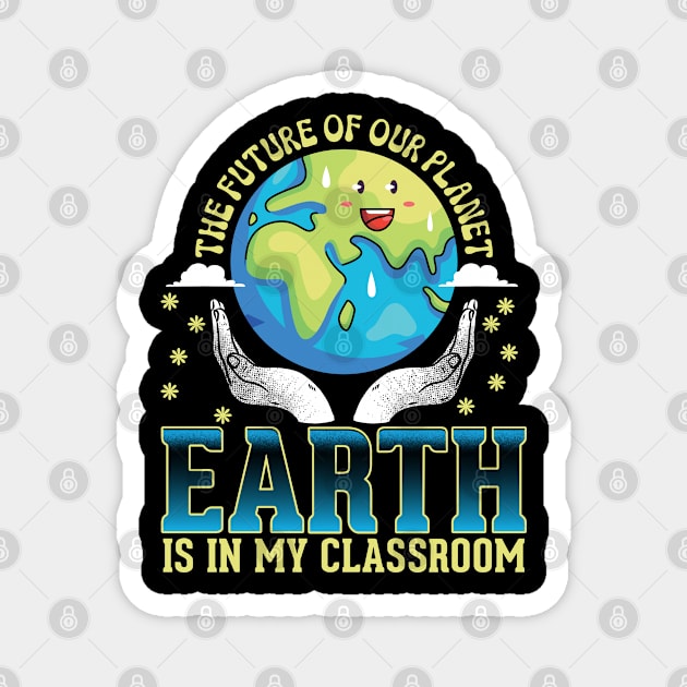 Earth Day Classroom Teacher Environmental Awareness Magnet by JJDezigns