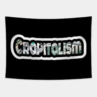 CRAPITALISM Money - Front Tapestry