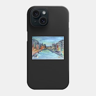 Amsterdam Canal By Dusk Phone Case