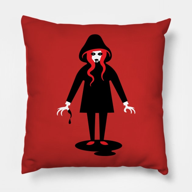 Femmes of Fright - Eleanor! Pillow by evilgoods