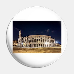 Italy and the Colosseum Pin