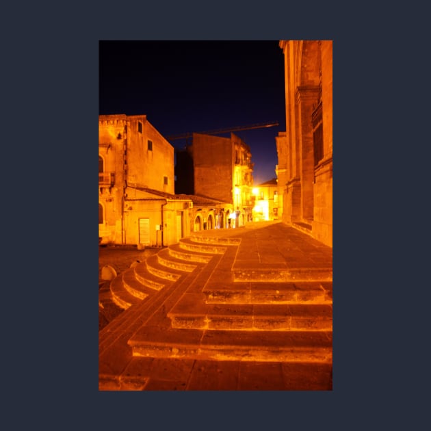 Stairs of Gold. The Duomo, Enna, Sicily, Italy. 2011 by IgorPozdnyakov