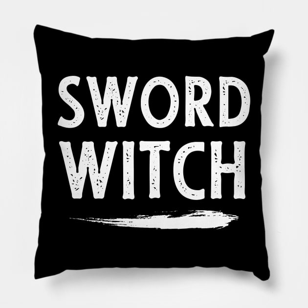 Sword witch Pillow by Nice Surprise