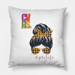 CVHS PTO LIFE YELLOW KERCHIEF AND SUNGLASSES Pillow