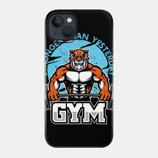 Tiger gym - Gym - Phone Case