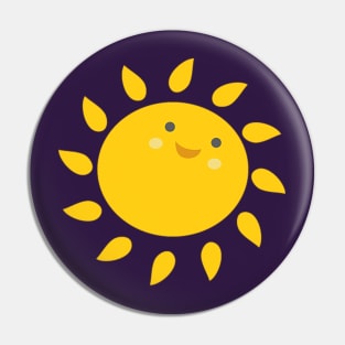 Happy Sunshine Sun Pin