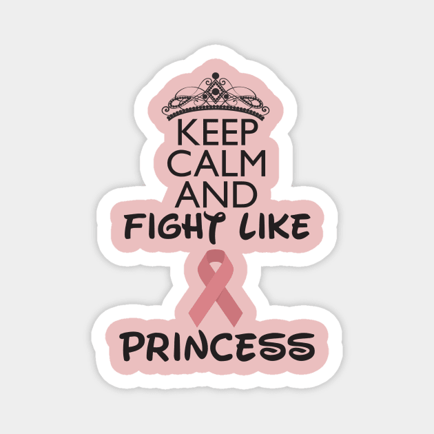 Keep Calm and Fight Like A Princess Magnet by TheCastleRun