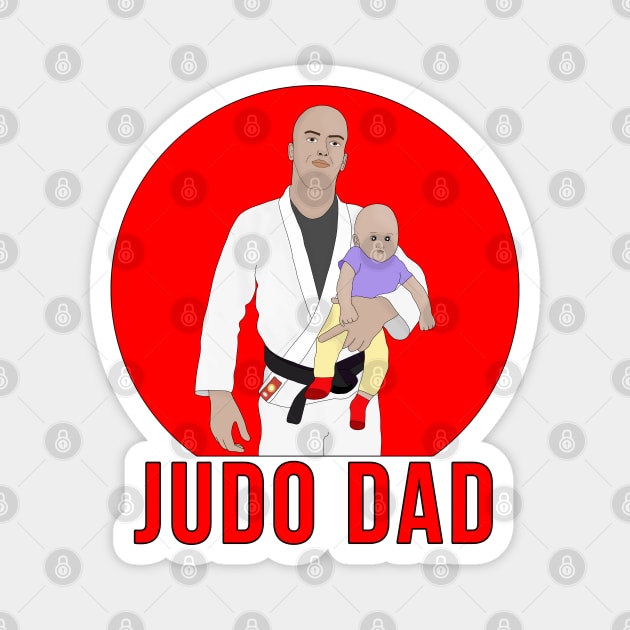 Judo Dad Magnet by DiegoCarvalho