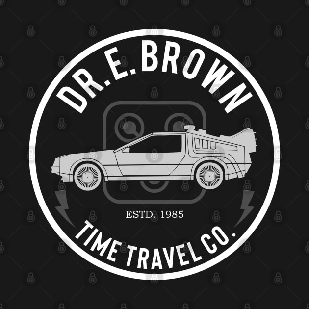 Back to the Future Dr. E Brown Time Travel Co. by EdSan Designs