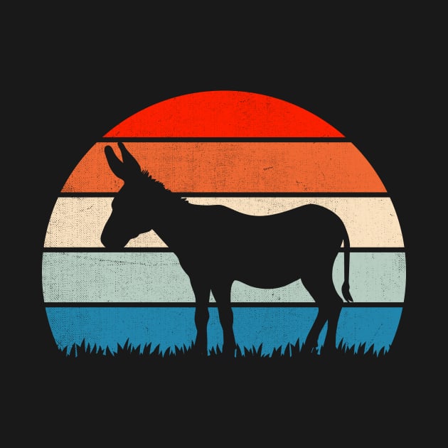 Cute Donkey Sunset Lover by TheDesignDepot