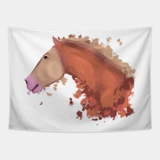 Abstract horse Tapestry