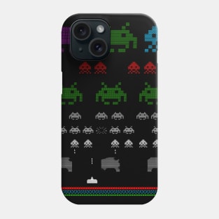 Knitted Space Invaders Phone Case