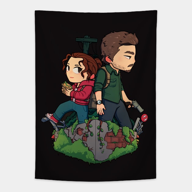 Ellie and Joel Tapestry by Susto