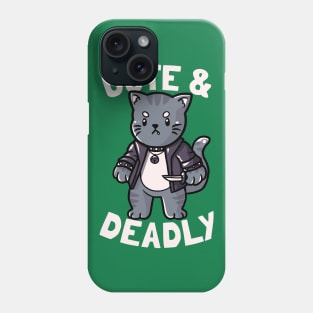 Cute & Deadly Evil Cat Gift Phone Case