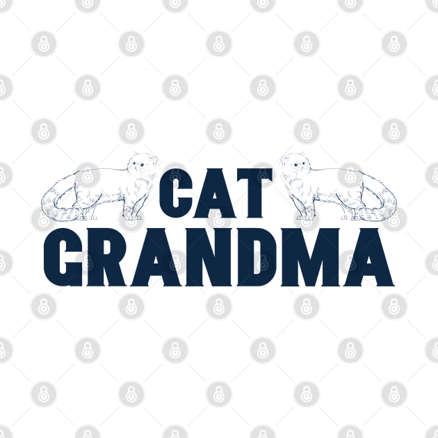 Cat Grandma Design for Cat Owner by etees0609